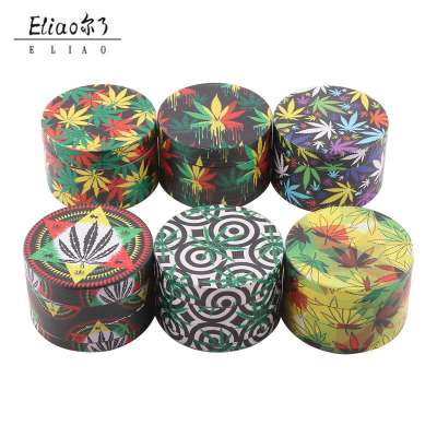 Yiwu Erliao New Arrival grinder manual fashion design herb spice tobacco grinder Super Level metal herb grinder