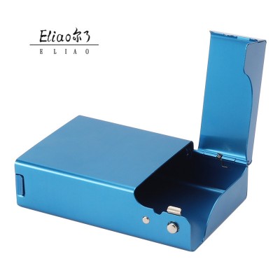 Erliao Fashion Classic Creative Personality Cigaret Metal Cigarette Case Cigarette Box Gift Box Smoking Set Tool Boxes tool