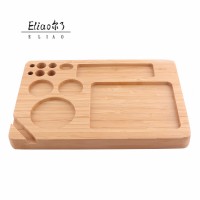 Yiwu Erliao hot wooden rolling tray hookah shisha partner tray smoking can be customized logo smoking tray