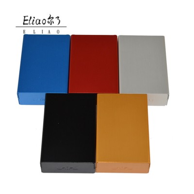 Erliao Thin Fashion Pipe Creative Personality Cigaret Case Smoking Slim Metal Cigarette Box Aluminum Gift Box Smoke