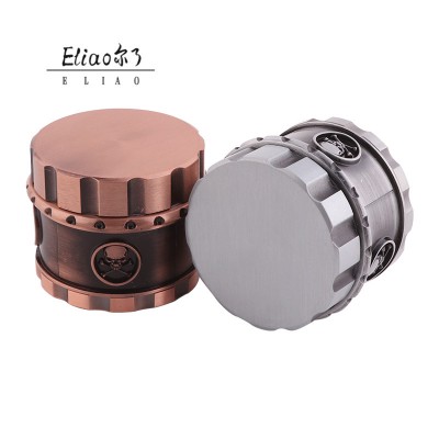 Yiwu Erliao Super Level alloy herb grinder New Popular portable herb grinder fashion design wholesale tobacco grinder