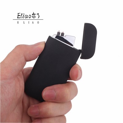 Erliao hot new unique design  metal USB lighter can be customized LOGO fingerprint lighter